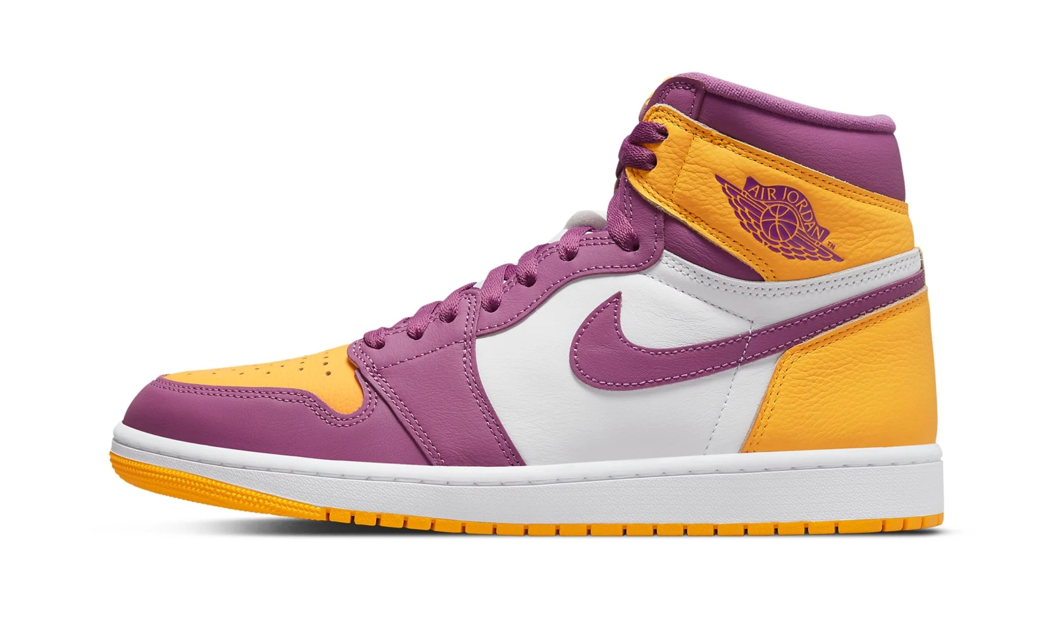 Nike Air Jordan 1 High OG Brotherhood (Gelb Lila)