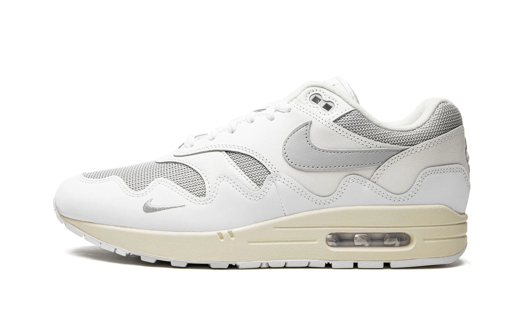 Nike Air Max 1 Patta in Weiß und Grau! Komfortabel und trendy