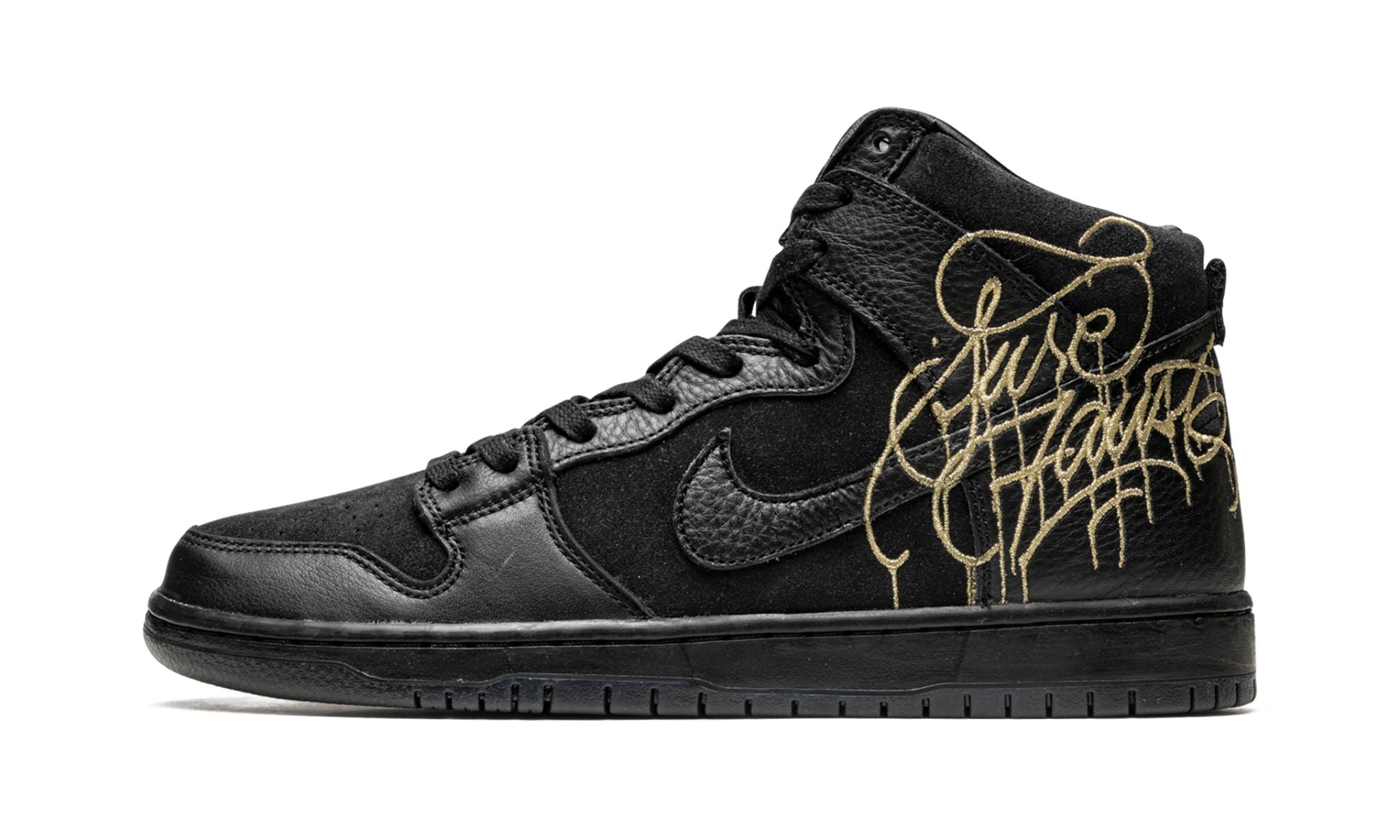 Nike SB Dunk High FAUST Black Gold