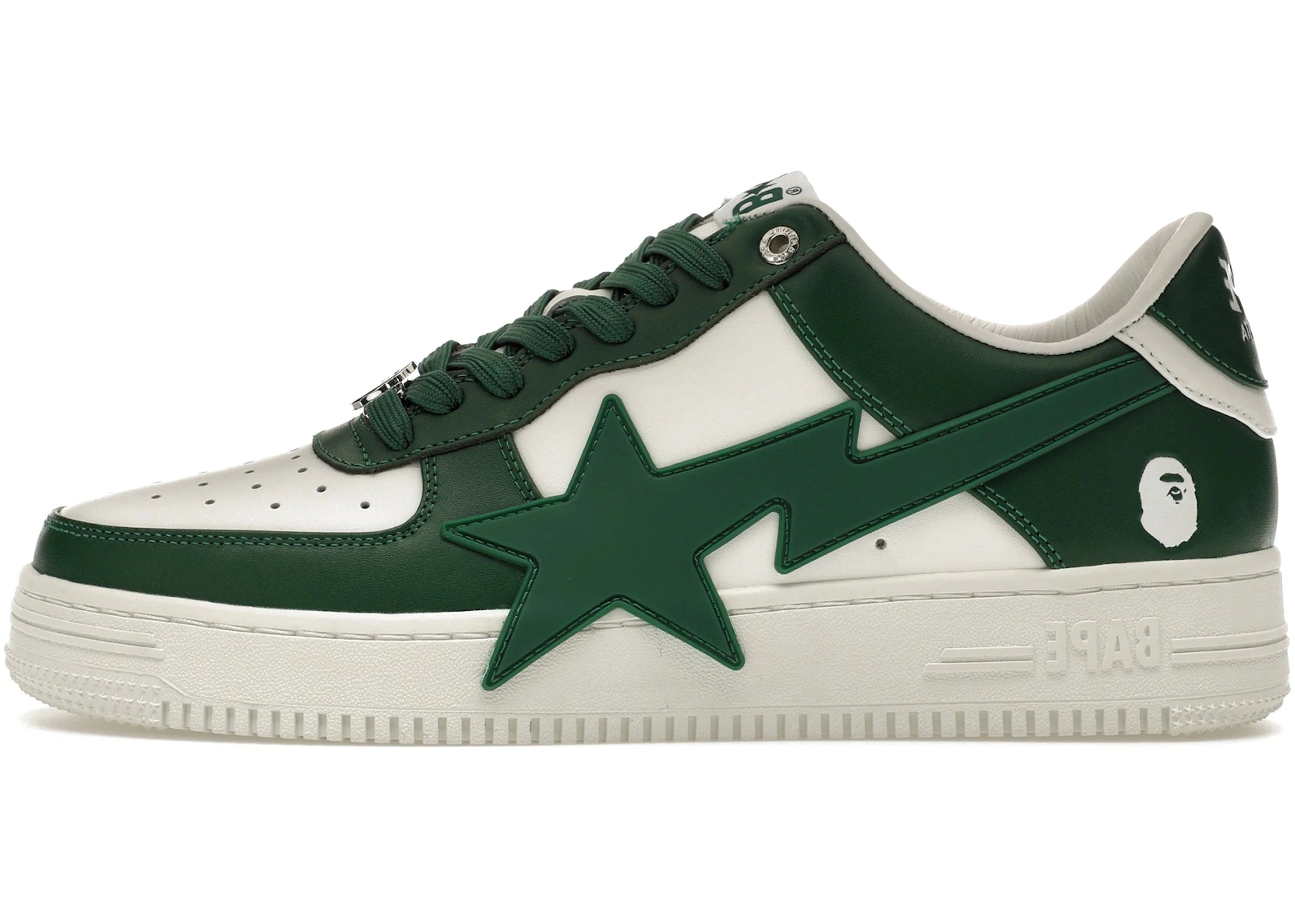 A Bathing Ape BAPE Sta OS Green (Grün) Leder