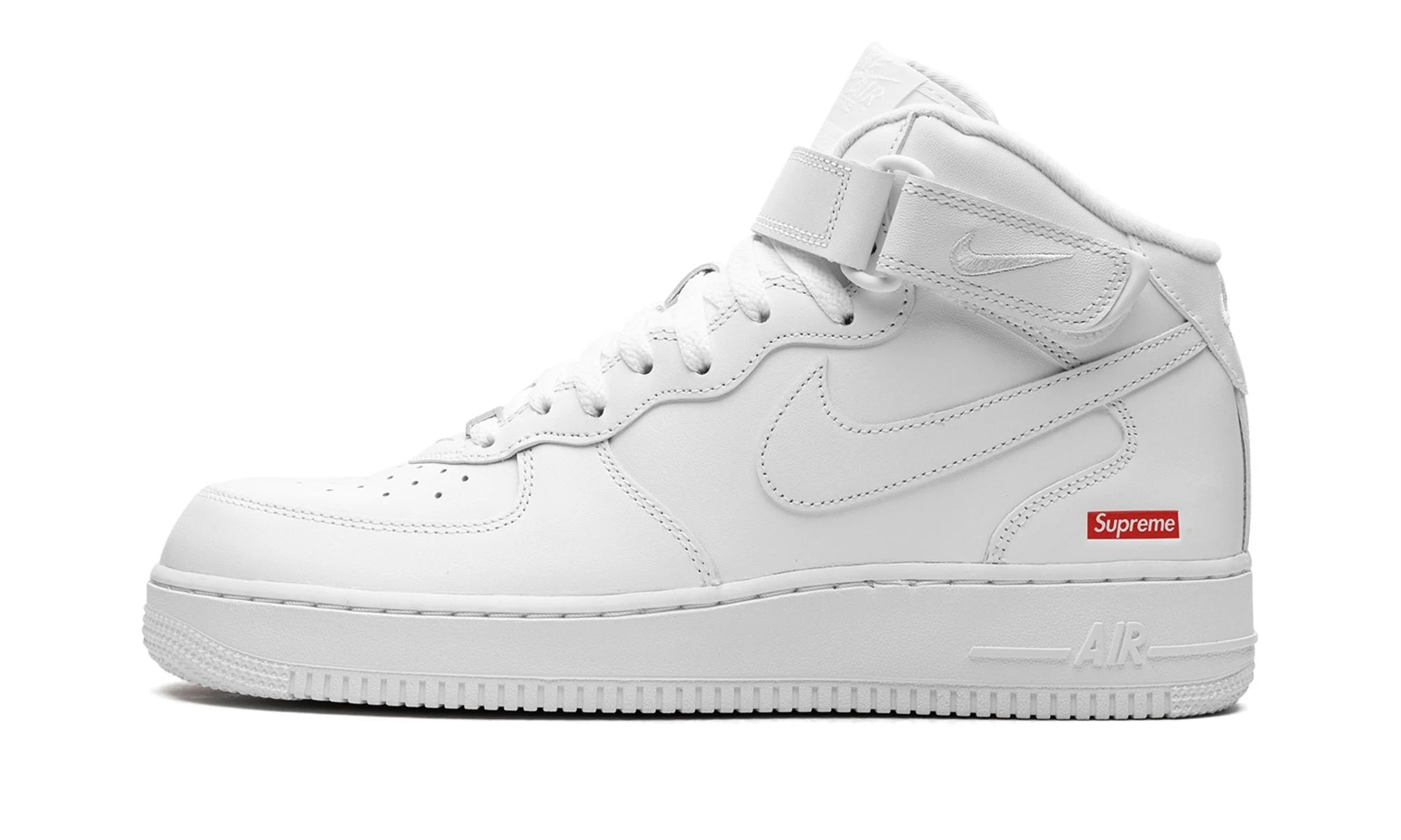 Nike Air Force 1 Mid Supreme - Mini Box Logo White