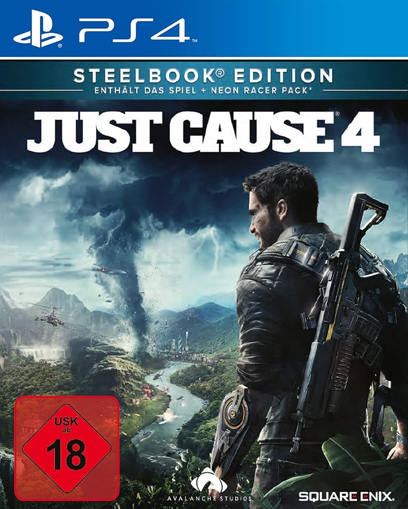 Playstation PS4 Just Cause 4 Steelbook Edition