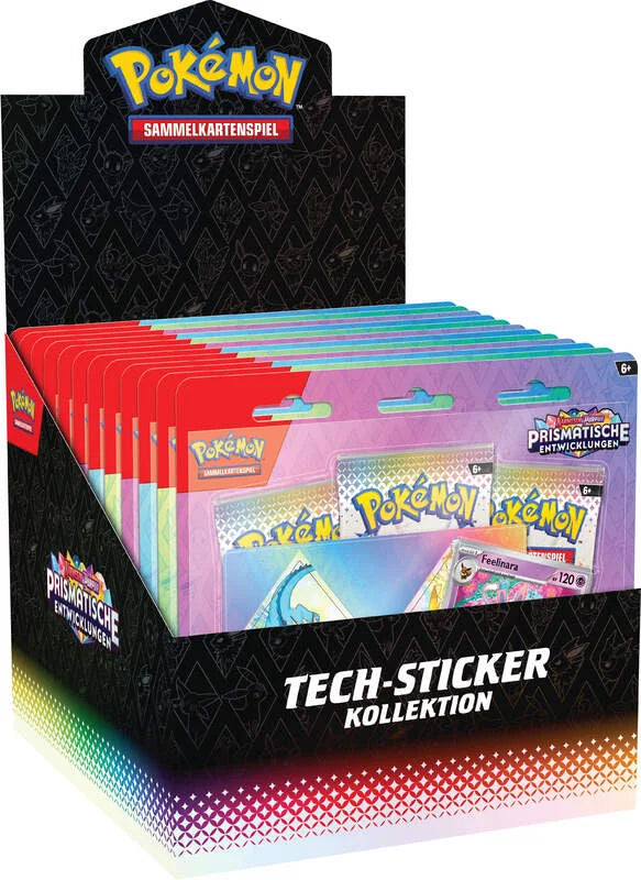 Pokemon KP08.5 Prismantische Entwicklungen Tech-Sticker-Kollektion