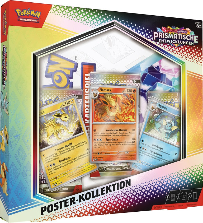 Pokemon KP08.5 Prismantische Entwicklungen Poster Collection