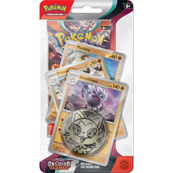 Pokemon TCG Karmesin & Purpur Obsidian Flammen Blister Premium (Englisch)