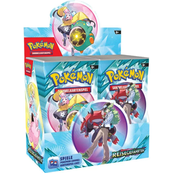 Pokémon TCG Karmesin & Purpur Reisegefährten Display Deutsch