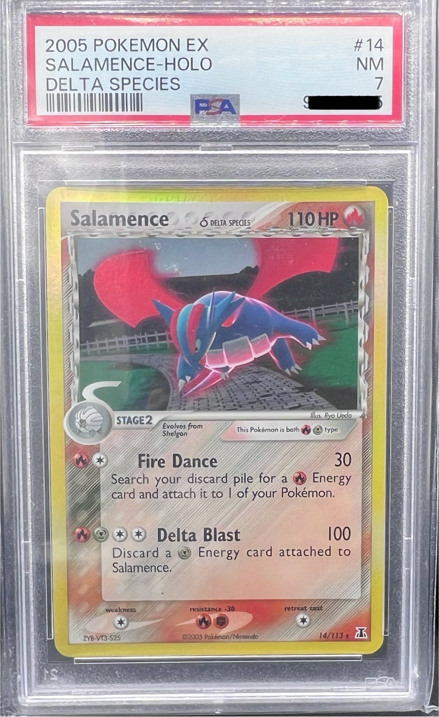 Pokemon EX Delta Species - Salamence Holo Delta species - Englisch PSA 7