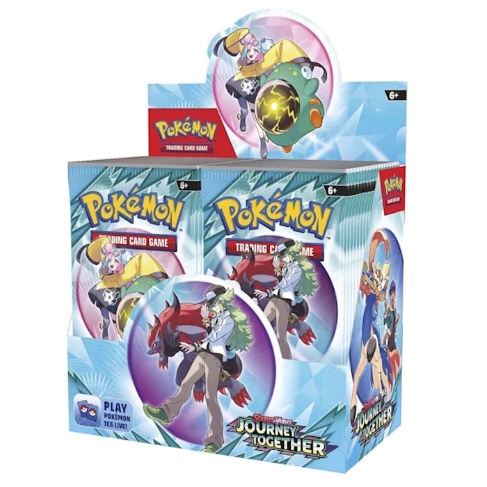 Pokémon TCG Karmesin & Purpur Journey Together Display - Englisch