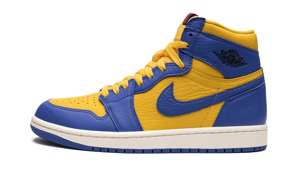 Nike Air Jordan 1 Retro High OG Reverse Laney Blau Gelb