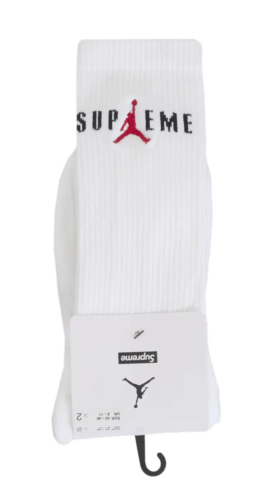 Supreme Jordan Crew Socks White (Socken)