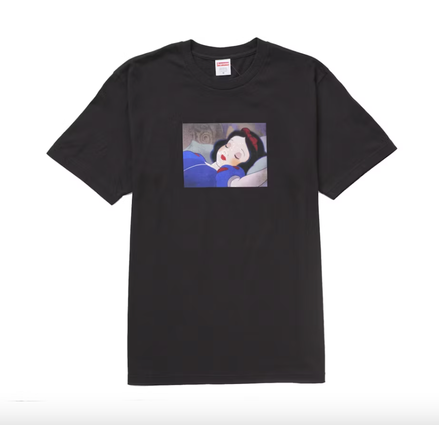 Supreme Snow White Tee Black (Schwarz)