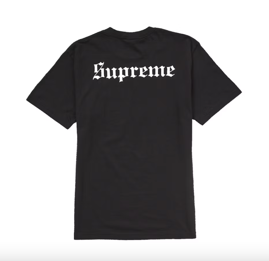 Supreme Snow White Tee Black (Schwarz)