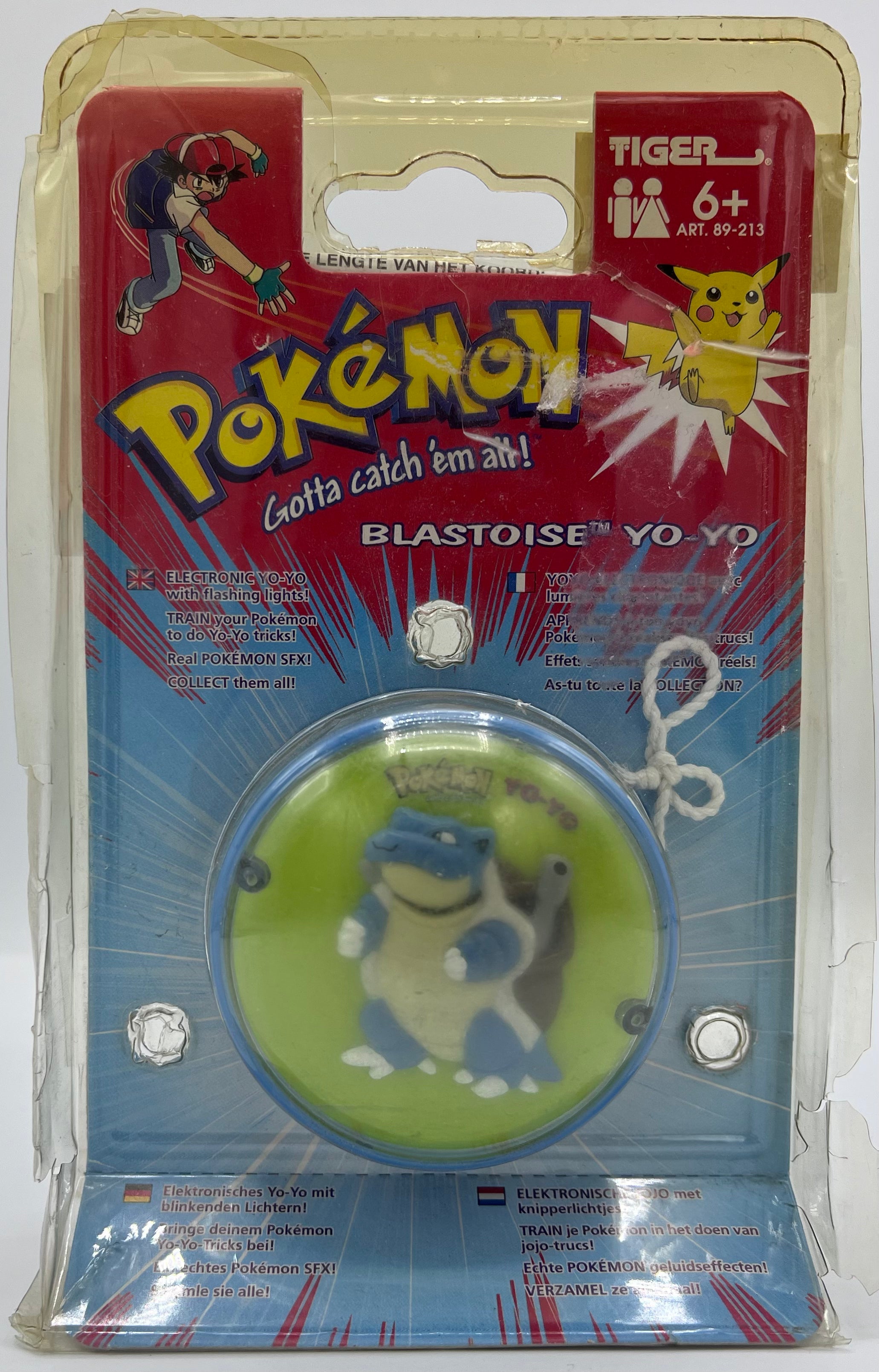 Vintage POKEMON Electronic Blastoise (Turtok) Yo-Yo Tiger Electronics 1999