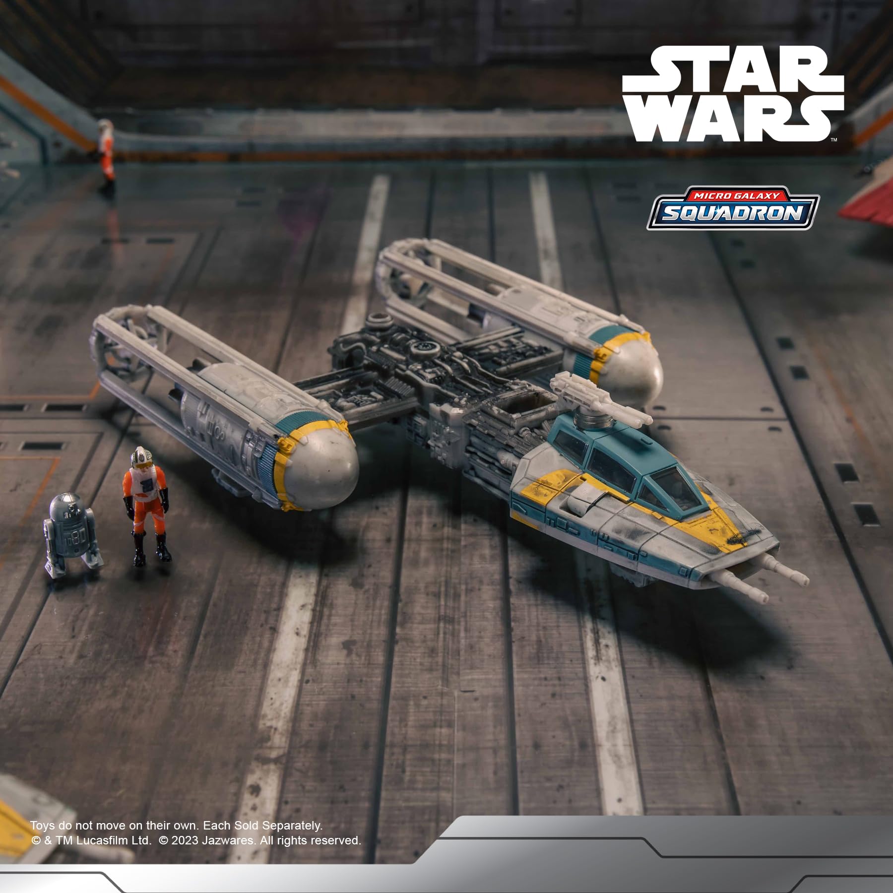 Star Wars Micro Galaxy Squadron - Gold Leader's Y Wing
